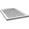 Ekena Millwork Arch Top Surface Mount PVC Gable Vent: Non-Functional, w/2"W x 1-1/2"P Brickmould Frame, 20"W x 26"H GVPAR20X2602SN - alternate 3